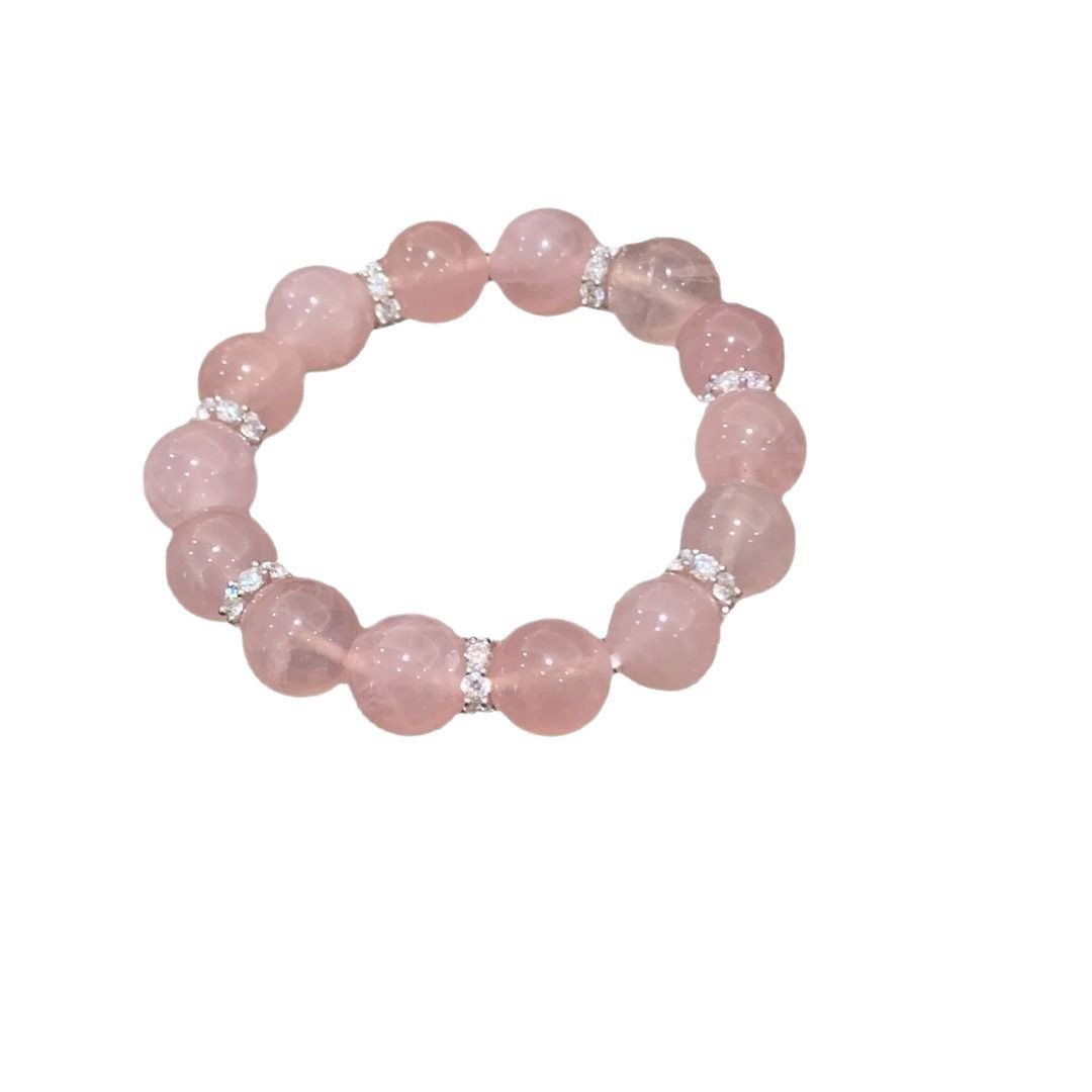 natural crystal rough from madagascar pink crystal bracele natural crystal rough from madagascar pink crystal bracele